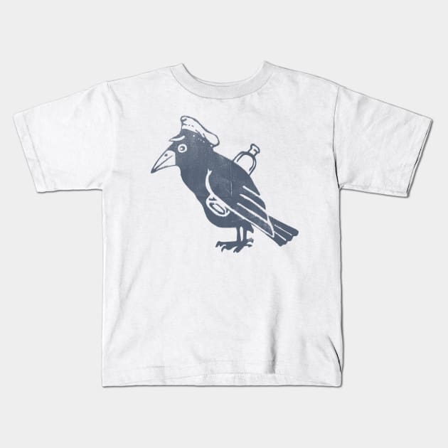 Kriegsmarine - Raven Kids T-Shirt by Toby Wilkinson